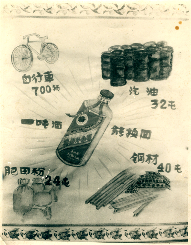 茅台酒厂20世纪50年代末宣传画